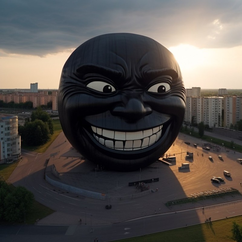 Create meme: omsk balloon, sights of the city of Omsk, sights of Omsk