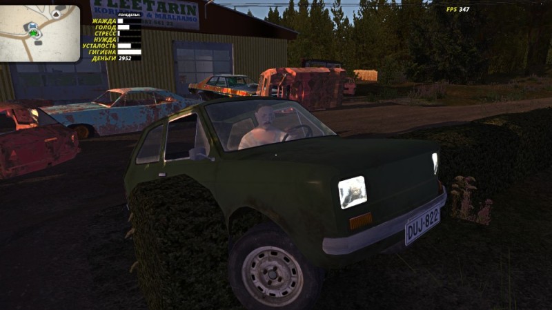 Create meme: mod for VAZ 2105, screenshot , my summer car Uncle Kessely's house