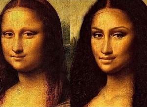 Создать мем: леонардо да винчи мона лиза, Мона Лиза, улыбка джоконды оригинал