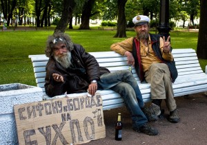 Create meme: a bum on the street, St. Petersburg's homeless, the homeless in Russia