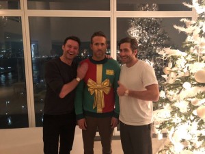 Create meme: Ryan Reynolds in a sweater, Hugh Jackman Ryan Reynolds Jake Gyllenhaal