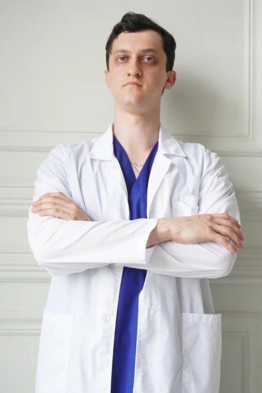 Create meme: male , doctor clinic, medical clothes 