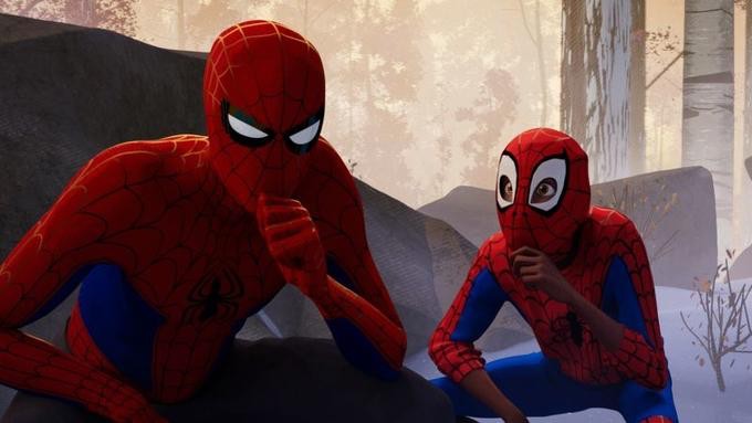 Create meme: spider-man through the universe, spider-man through universes 2, Spiderman universes through 2018