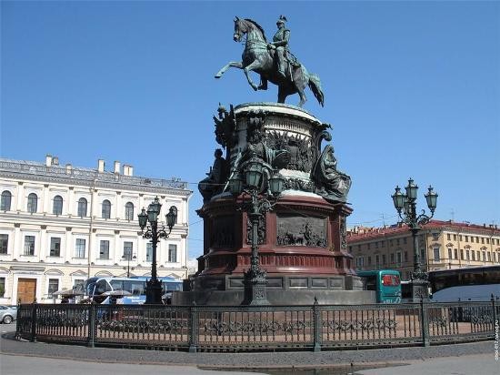 Создать мем: памятник императору николаю 1 в санкт-петербурге, памятник николаю 1 на исаакиевской площади, памятник николаю первому