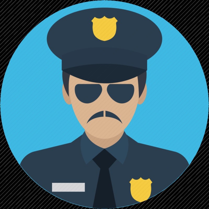 Create meme: text , police badge, vector police