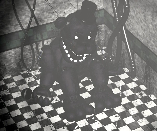 Create meme: shadow freddy, shadow freddy fnaf, The Shadow of Freddy Fnaf 2