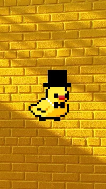 Create meme: yellow wall, yellow background , brick wall