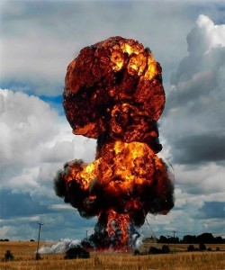 Create meme: atomic explosion, the explosion