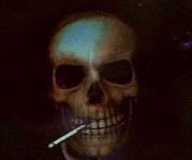 Create meme: memphis cult, skull with cigar, dm pranks