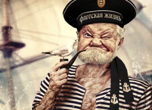 Create meme: the old captain, sailor