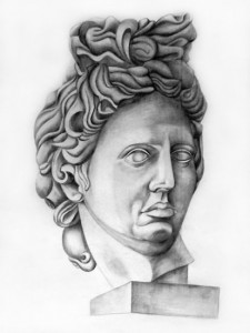 Create meme: the figure's head, head of Apollo, Apollo figure