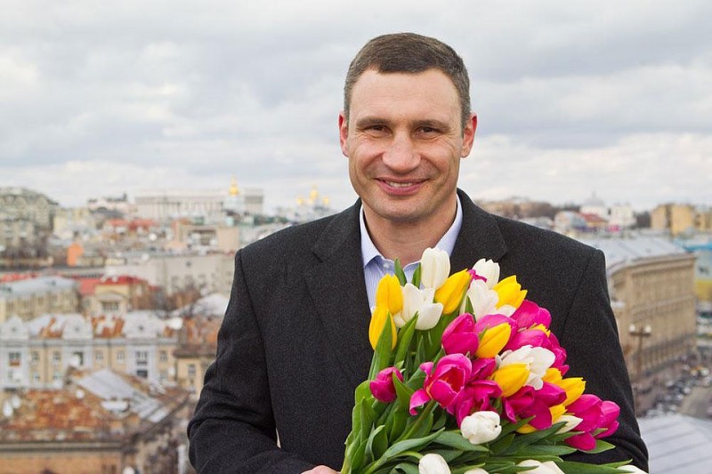 Create meme: Klitschko memes from March 8, Klitschko from March 8, the mayor of Kiev Vitali Klitschko 