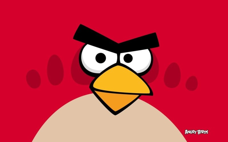 Create meme: angry birds game , red angry birds, the bird Angri birds is red