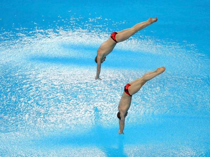 Create meme: diving, jumping into water from a springboard 