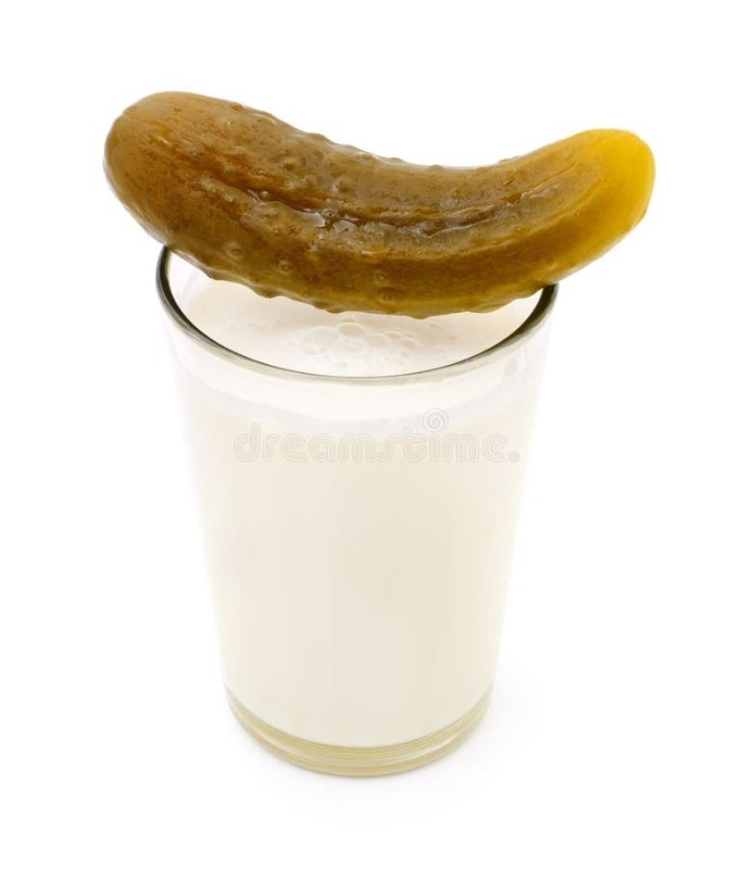 Create meme: cucumber with milk, pickles with milk, pickles