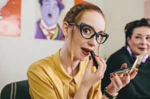 Create meme: School, woman with glasses, woman in glasses