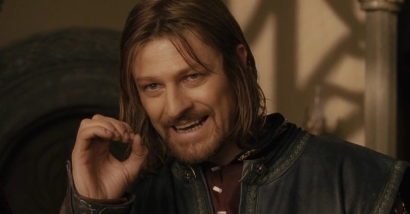 Create meme: the Lord of the rings Boromir, meme Lord of the rings Boromir, Boromir meme 