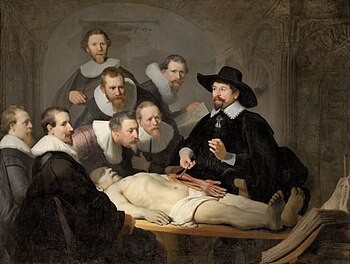 Create meme: Rembrandt The Anatomy of Dr. Tulp, rembrandt Dr. tulp's anatomy lesson, rembrandt van rijn Dr. Tulp's anatomy lesson