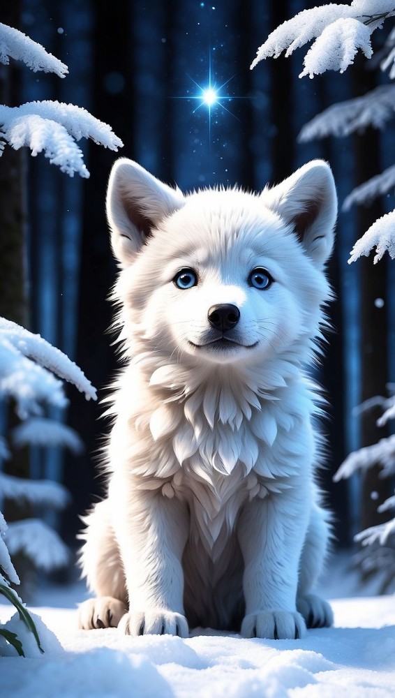 Create meme: puppies are cute, A puppy, white wolves