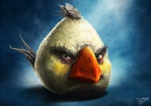 Создать мем: angry birds, sam spratt angry birds, realistic angry birds
