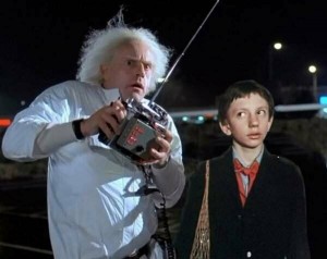 Create meme: back to the future trilogy, back to the future 1985, Christopher Lloyd back to the future