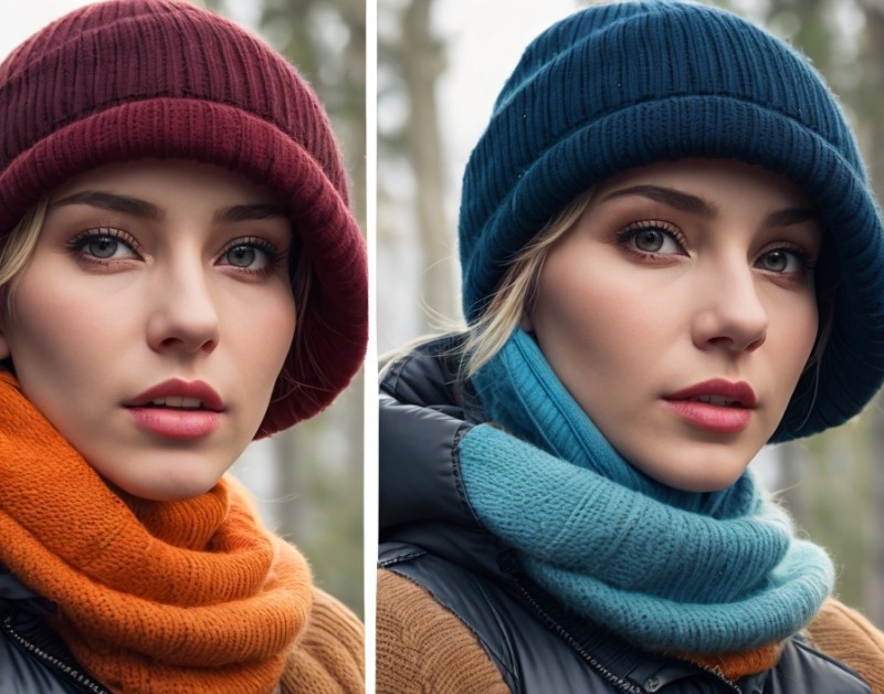 Create meme: tom & jane women's hat with snood, beautiful women's winter hats, types of caps