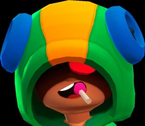 Create meme: bust cups brawl stars, Leon brawl stars art, Leon bot brawl stars