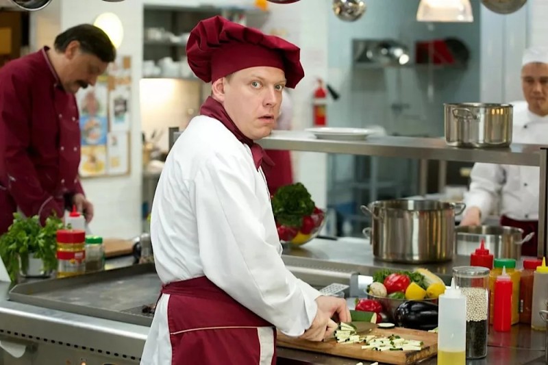 Create meme: kitchen , heroes of the TV series kitchen, actors of the TV series kitchen