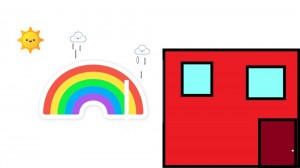 Create meme: rainbow