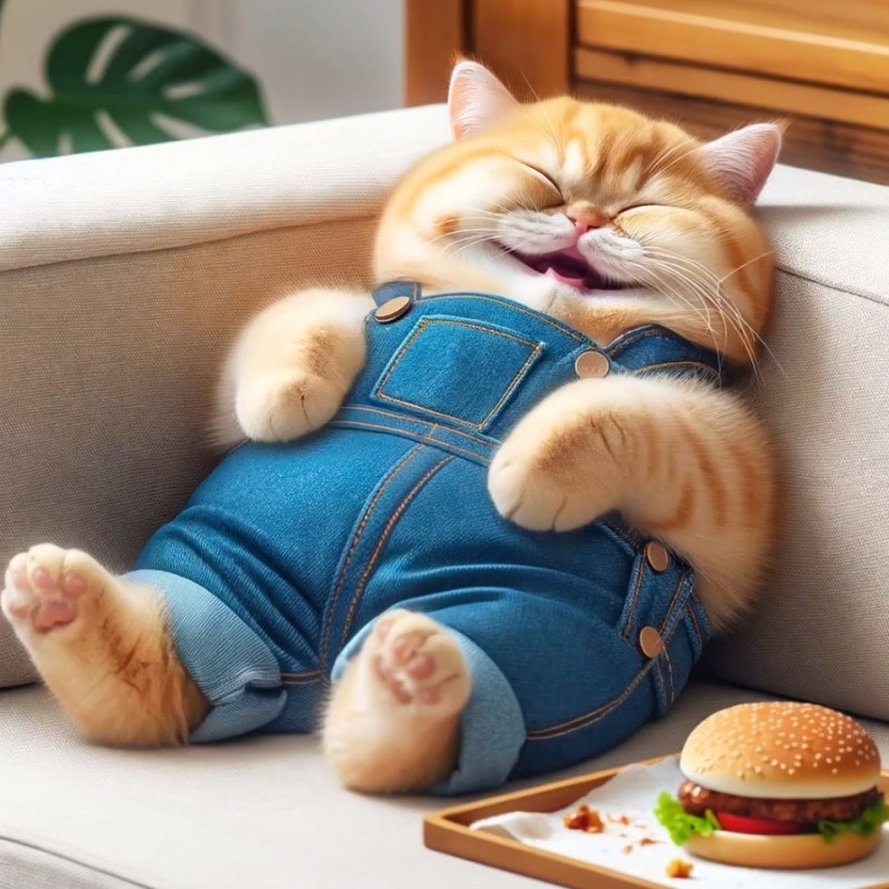 Create meme: cat , fat cat , animals cute