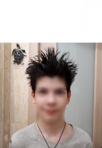Create meme: hair all hair stand on end at the top, Male, hairstyles men