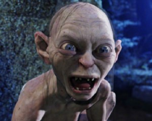 Create meme: Gollum