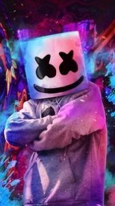 Create meme: marshmallow singer, marshmallow DJ art, marshmello