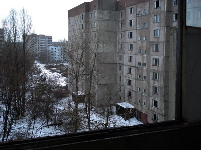 Create meme: to Pripyat, photos of Pripyat, Chernobyl in winter