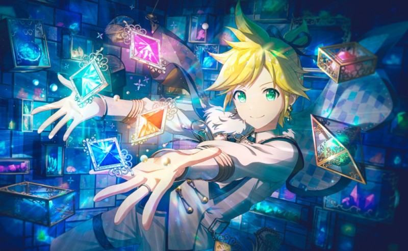 Create meme: len kagamine project sekai, kagamine len sekai, len kagamine