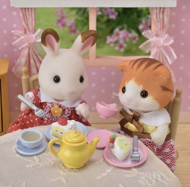 Создать мем: игровой набор sylvanian families, сильвания фэмили эстетика, sylvanian