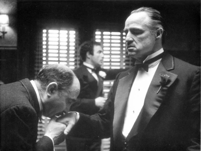 Create meme: don Corleone kissed his hand, Vito Corleone, the godfather don Corleone 