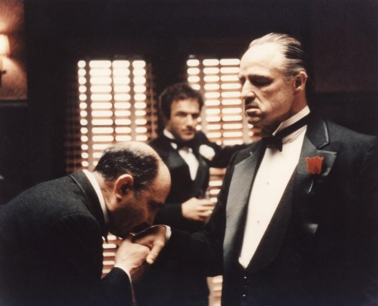 Create meme: don Corleone , don Corleone without respect, don Corleone kissed his hand