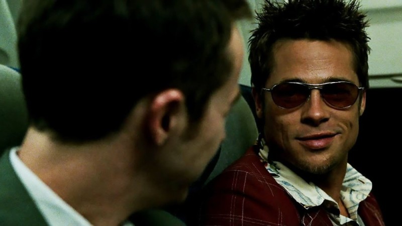 Create meme: tyler durden brad Pitt, Tyler durden, fight club 1999 