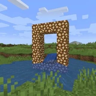 Create meme: portal to minecraft paradise, cavegame, portal to paradise in minecraft