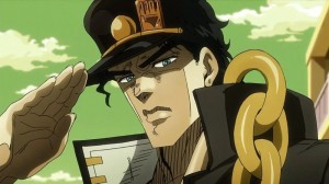 Create meme: jotaro jojo, jotaro, jojo anime jotaro