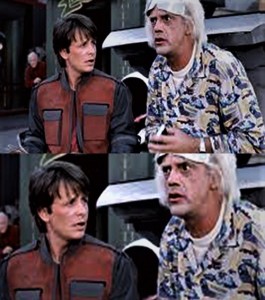 Create meme: back to the future 2