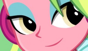 Create meme: rainbow dash, pony trixie