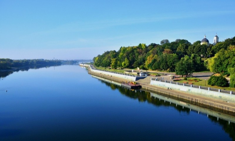 Create meme: sozh river, Gomel park embankment sozh, gomel embankment of the sozh river