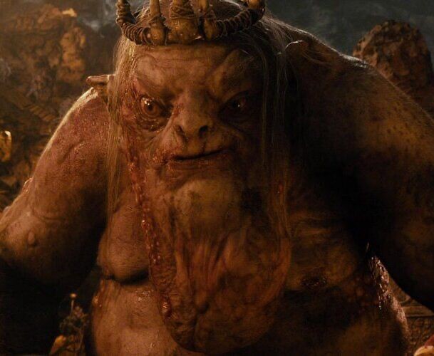 Create meme: goblin king hobbit actor, The hobbit an unexpected journey the goblin king, The hobbit is the goblin king