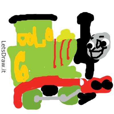 Create meme: Thomas the steam locomotive, a small train, train 