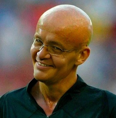 Create meme: Pierluigi Collina , pier Luigi Kalina, football referee