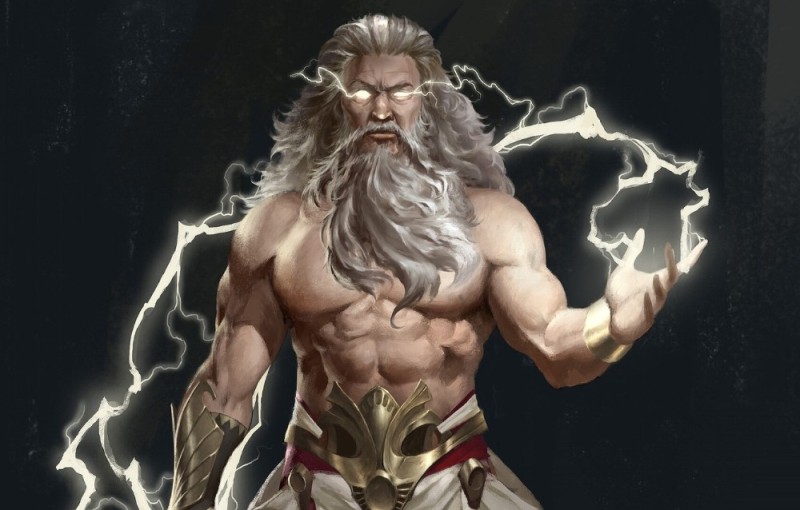 Create meme: the god zeus, zeus the thunderer, zeus