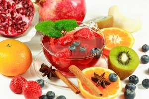 Создать мем: фрукты и ягоды, red fruit tea, чай с фруктами