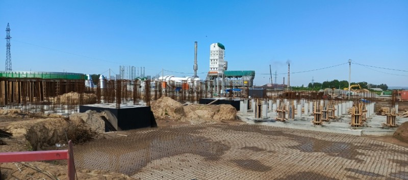 Create meme: construction , construction site in Astana, construction progress